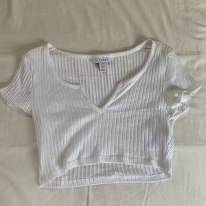white topshop crop top
